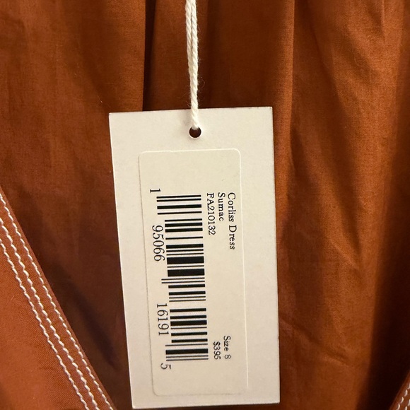 Ulla Johnson Rust Long Sleeve Dress - Picture 8 of 8
